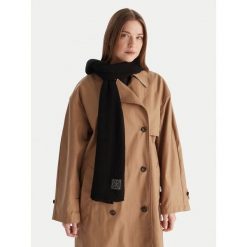 Szalik Calvin Klein. Czarne szaliki męskie Calvin Klein, bez wzorów. Za 599.99 zł.