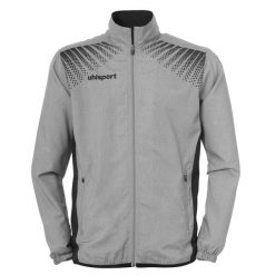 Kurtka prezentacyjna Uhlsport Goal. Czarne kurtki męskie Uhlsport, xl, bez wzorów, sportowe, bez ramiączek, bez kaptura. W wyprzedaży za 188.60 zł.
