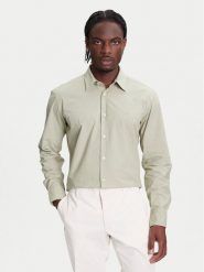 BOSS Koszula Relegant 50518304 Zielony Regular Fit. Zielone koszule męskie Boss, m, bez wzorów, z bawełny, bez kołnierzyka, bez ramiączek. Za 249.99 zł.