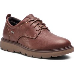 Półbuty CLARKS - Un Map Lo Gtx GORE-TEX 261367257 Dark Brown Lea. Brązowe codzienne półbuty męskie Clarks, z gore-texu, eleganckie. Za 589.00 zł.