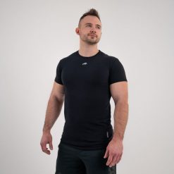 Koszulka slim DZIK® PRO GRIP srebrna. Szare t-shirty sportowe męskie DZIK, l, bez wzorów, z materiału, sportowe, bez ramiączek. Za 259.99 zł.