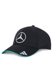 Adidas Czapka z daszkiem Mercedes - AMG Petronas Formula One Team Driver JW6267 Czarny. Czarne czapki męskie ADIDAS, bez wzorów, z materiału. Za 189.99 zł.