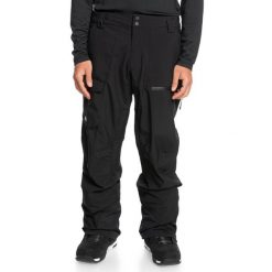 Spodnie śniegowe dla Mężczyzn UTILITY Czarny. Czarne spodnie narciarskie i snowboardowe męskie Quiksilver, bez wzorów, z poliesteru, narciarskie. Za 649.99 zł.