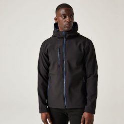 Softshell roboczy męski Nagate z kapturem. Brązowe kurtki softshell męskie Regatta, na lato, m, bez wzorów, z softshellu, z kapturem, trekkingowe. Za 268.50 zł.