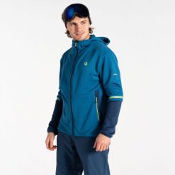 Polar narciarski męski Camber Core Stretch. Niebieskie bluzy z polaru męskie Dare 2B, m, bez wzorów, z polaru, sportowe, bez ramiączek, bez kaptura. W wyprzedaży za 327.50 zł.