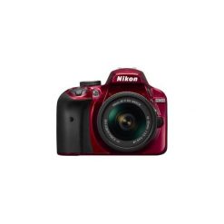 Nikon D3400 + AF-P 18-55 VR (czerwony). Aparaty lustrzanki marki NIKON. Za 2,849.00 zł.