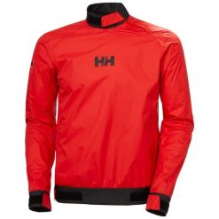 Kurtka wodoodporna Helly Hansen HP Minimalist. Czerwone kurtki męskie Helly Hansen, bez wzorów, sportowe, bez ramiączek, bez kaptura. Za 842.00 zł.