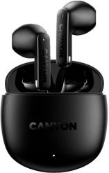 CANYON Słuchawki TWS OnGo 13 półotwarte czarne. Czarne słuchawki bluetooth Canyon. Za 35.84 zł.