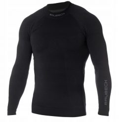 Bluza męska bielizna termoaktywna Brubeck Thermo Extreme. Czarna bielizna termoaktywna męska Brubeck, m, bez wzorów, bez ramiączek. Za 240.99 zł.