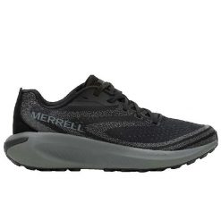 Buty do biegania męskie Merrell J068063. Czarne buty do biegania męskie Merrell, bez wzorów, z gumy, bez zapięcia, do biegania. Za 515.00 zł.
