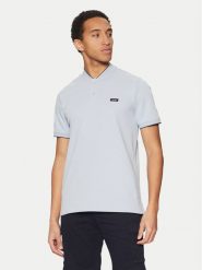 Calvin Klein Polo K10K114139 Niebieski Regular Fit. Niebieskie koszulki polo męskie Calvin Klein, l, bez wzorów, z bawełny, bez kołnierzyka, bez ramiączek. Za 219.99 zł.