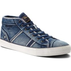 Sneakersy WRANGLER - Starry Mid Denim WF08626NT Blue/Denim 284. Niebieskie buty sportowe na co dzień męskie Wrangler, z denimu, eleganckie. W wyprzedaży za 179.00 zł.