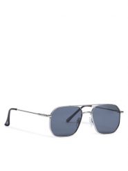 Vans Okulary przeciwsłoneczne VN000ND6BLK1 Srebrny. Szare okulary przeciwsłoneczne męskie Vans, bez wzorów, z tworzywa sztucznego, metalowe. Za 79.99 zł.