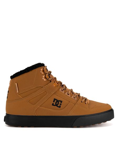 DC Sneakersy PURE HIGH-TOP WC WNT ADYS400047-WEA Brązowy. Brązowe buty sportowe na co dzień męskie DC, m, bez wzorów, ze skóry, bez ramiączek, bez kaptura. Za 237.99 zł.