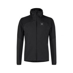 Kurtka męska Montura Rise Hooded. Czarne kurtki męskie MONTURA, m, bez wzorów, z softshellu, bez kaptura, trekkingowe. Za 489.99 zł.
