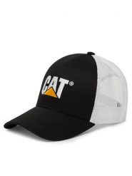 CAT Footwear Czapka z daszkiem Raised Logo 1120062-12869 Czarny. Czarne czapki męskie CAT Footwear, bez wzorów, z bawełny. Za 69.99 zł.