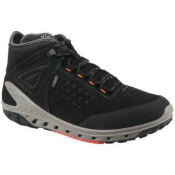 Ecco Biom Venture 82073451707 44 Czarne. Czarne buty trekkingowe męskie ecco, bez wzorów, z nubiku, bez zapięcia. W wyprzedaży za 549.99 zł.