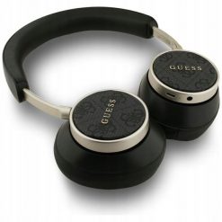 Sluchawki nauszne Guess Bluetooth 4G Classic Logo czarny. Czarne słuchawki bluetooth Guess. Za 169.63 zł.