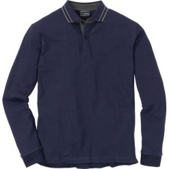 Shirt polo z długim rękawem Regular Fit bonprix ciemnoniebieski. Koszulki męskie z długim rękawem marki 4f. Za 74.99 zł.