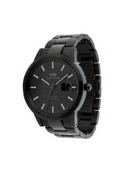 Daniel Wellington Zegarek DW00100753 Czarny. Czarne, analogowe zegarki męskie Daniel Wellington. Za 1,169.00 zł.
