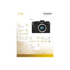 Fujifilm X-T20 body czarny + EKSPRESOWA DOSTAWA W 24H. Aparaty kompaktowe Fujifilm. Za 3,688.39 zł.