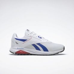 Buty do chodzenia męskie Reebok Liquifect 90 2. Białe buty do biegania męskie Reebok, bez wzorów, z materiału, bez zapięcia, do biegania. Za 309.00 zł.