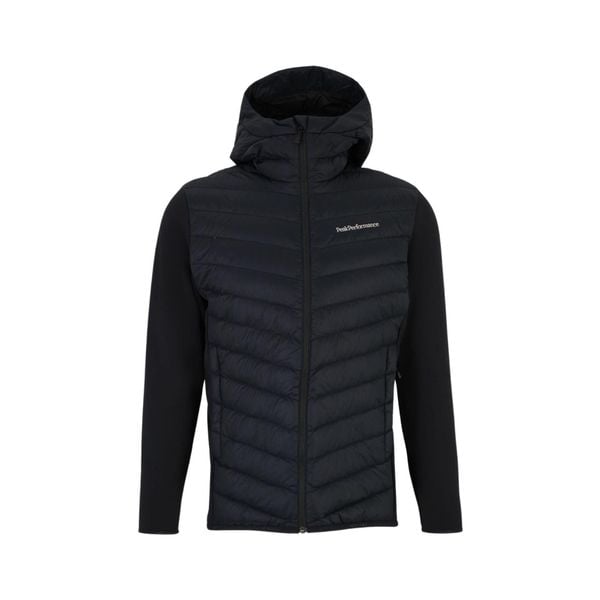 Kurtka Peak Performance męska Frost Down Hybrid Hood czarny 24/25. Czarne kurtki męskie Peak Performance, m, bez wzorów, sportowe, bez ramiączek, bez kaptura. W wyprzedaży za 1,109.00 zł.