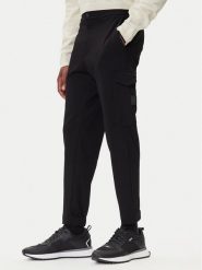 BOSS Spodnie materiałowe T_Urbanex Cargo 50547454 Czarny Regular Fit. Czarne spodnie na co dzień męskie Boss, bez wzorów, z materiału. Za 589.99 zł.