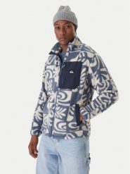 Quiksilver Polar Clean Coast EQYPF03066 Niebieski Regular Fit. Niebieskie bluzy z polaru męskie Quiksilver, l, bez wzorów, z polaru, bez ramiączek, bez kaptura. Za 419.99 zł.