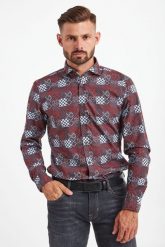 Koszula męska Hanjo-W JOOP! JEANS. Koszule męskie JOOP! Jeans, m, bez wzorów, z jeansu, bez kołnierzyka, bez ramiączek. W wyprzedaży za 125.70 zł.