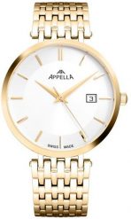 Zegarek męski Appella L12001.1113Q złoty. Żółte zegarki męskie Appella, złote. Za 1,380.00 zł.