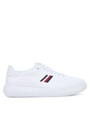 Tommy Hilfiger Sneakersy Modern Lightcup FM0FM05528 Biały. Białe buty sportowe na co dzień męskie Tommy Hilfiger, m, bez wzorów, z materiału, bez ramiączek, bez kaptura. Za 329.99 zł.