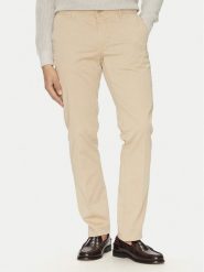 Marciano Guess Spodnie materiałowe 5GHB26 2322Z Beżowy Regular Fit. Brązowe spodnie na co dzień męskie Marciano Guess, z aplikacjami, z bawełny. Za 339.99 zł.
