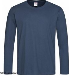Stedman SST2500 - T-shirt męski z długim rękawem - granatowy 2XL. Niebieskie koszulki męskie z długim rękawem Stedman, m, bez wzorów, bez kołnierzyka, bez ramiączek. Za 148.60 zł.