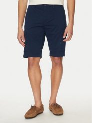 Tommy Hilfiger Szorty materiałowe John MW0MW31244 Granatowy Regular Fit. Niebieskie szorty męskie Tommy Hilfiger, bez wzorów, z bawełny. Za 239.99 zł.