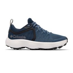 Buty turystyczne męskie Columbia Escape Thrive Titanum. Niebieskie buty trekkingowe męskie Columbia, bez wzorów, bez zapięcia, trekkingowe. Za 469.99 zł.