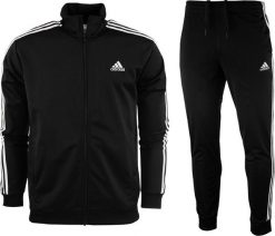 Adidas Dres męski adidas Basic 3-Stripes Tricot czarny IC6747 2XL. Czarne komplety dresowe męskie ADIDAS, bez wzorów, z dresówki, bez ramiączek, bez kaptura. Za 285.41 zł.