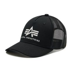 Czapka z daszkiem Alpha Industries. Czarne czapki męskie Alpha Industries, bez wzorów. Za 79.99 zł.