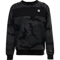 GStar RODIS CAMO RAGLAN R SWEAT L/S Bluza dark black. Czarne bluzy nierozpinane męskie G-Star, z bawełny. Za 369.00 zł.