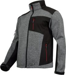 Lahti Pro Kurtka męska czarno-szara rozmiar XXXL (L4092006). Czarne kurtki męskie Lahti Pro, l, bez wzorów, bez ramiączek, bez kaptura. Za 157.69 zł.