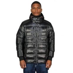Kurtka męska Geographical Norway BAPTISTE BLACK DB MEN 056, czarna. Czarne kurtki męskie Geographical Norway, m, bez wzorów, z poliesteru, sportowe, bez ramiączek. Za 269.00 zł.