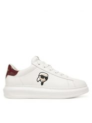 KARL LAGERFELD Sneakersy KL52530N Biały. Białe buty sportowe na co dzień męskie KARL LAGERFELD, m, bez wzorów, ze skóry, bez ramiączek, bez kaptura. Za 559.99 zł.