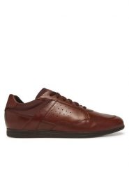 Geox Sneakersy U Renan U554GC 000FF C6003 Brązowy. Brązowe buty sportowe na co dzień męskie Geox, m, bez wzorów, ze skóry, bez ramiączek, bez kaptura. Za 399.99 zł.
