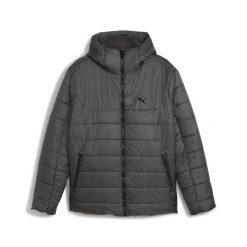 Męska kurtka wyściełana Essentials z kapturem PUMA Dusky Gray. Szare kurtki męskie Puma, m, bez wzorów, z puchu, eleganckie, bez ramiączek, z kapturem. Za 399.00 zł.