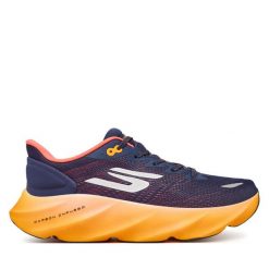 Buty do biegania Skechers. Niebieskie buty do biegania męskie Skechers, bez wzorów, bez zapięcia, do biegania. Za 659.99 zł.