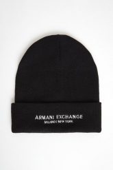 Czapka męska z logo ARMANI EXCHANGE. Czapki męskie Armani Exchange, bez wzorów. Za 239.00 zł.