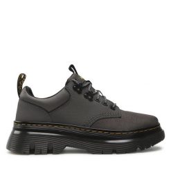 Półbuty Dr. Martens. Szare codzienne półbuty męskie Dr. Martens, bez wzorów, bez obcasa, bez zapięcia. Za 379.99 zł.