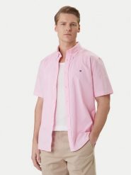 Tommy Hilfiger Koszula MW0MW42630 Różowy Regular Fit. Czerwone koszule męskie Tommy Hilfiger, m, bez wzorów, z bawełny, bez kołnierzyka, bez ramiączek. Za 289.99 zł.