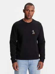 KARL LAGERFELD Bluza 705099 553930 Czarny Regular Fit. Czarne bluzy nierozpinane męskie KARL LAGERFELD, m, bez wzorów, z bawełny, bez ramiączek, bez kaptura. Za 849.99 zł.