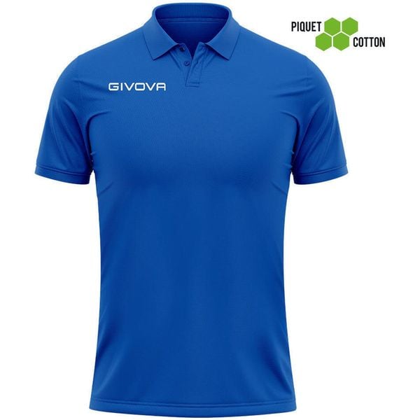 Letnie polo z bawełny Givova - Sportowa elegancja. Koszulki polo męskie Givova, na lato, bez wzorów, z bawełny, biznesowe, bez kołnierzyka, bez ramiączek. Za 69.98 zł.